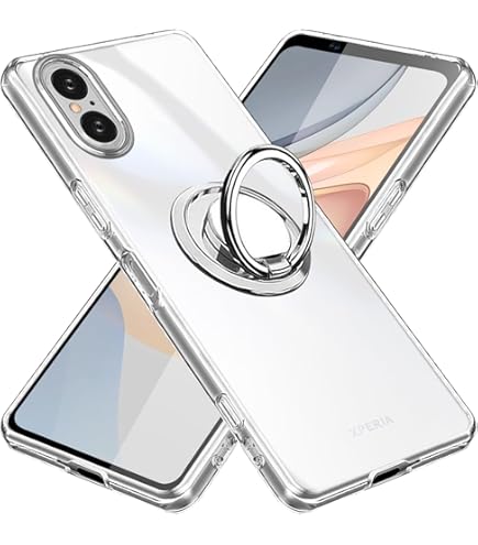 Amazon.co.jp: Xperia 5 ケース リング TPU クリア (SO-01M SOV41